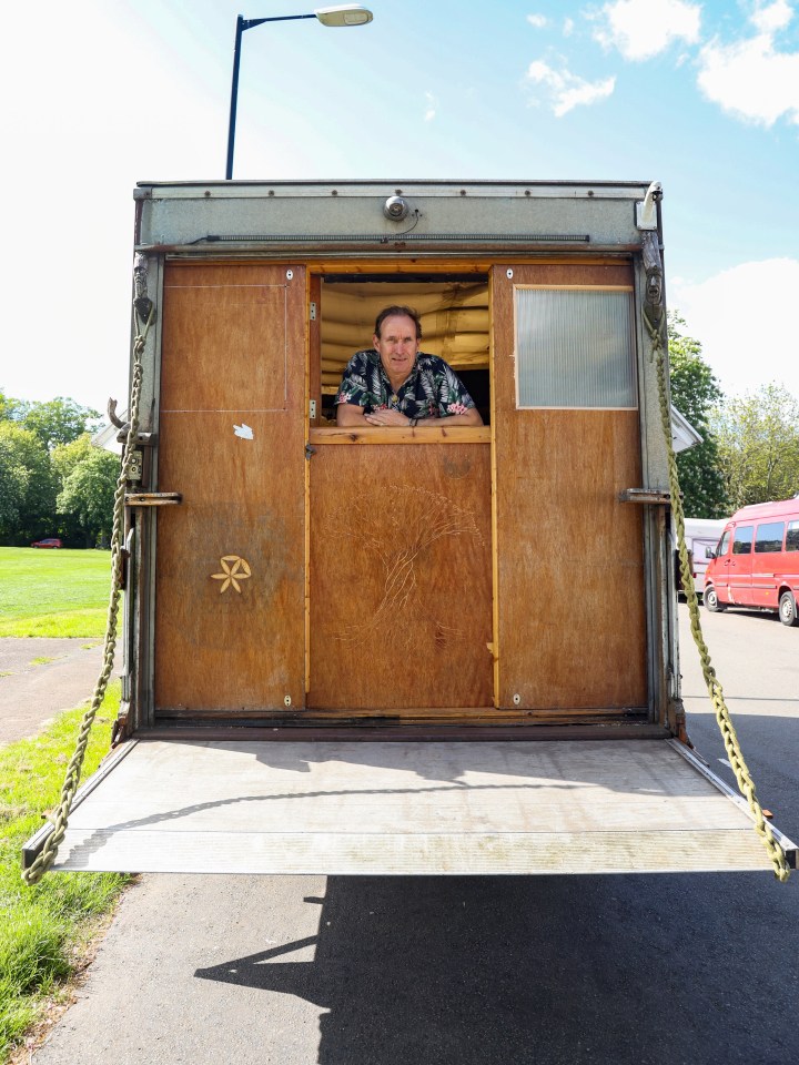 Dave, 58, is one of the older ‘van dwellers’