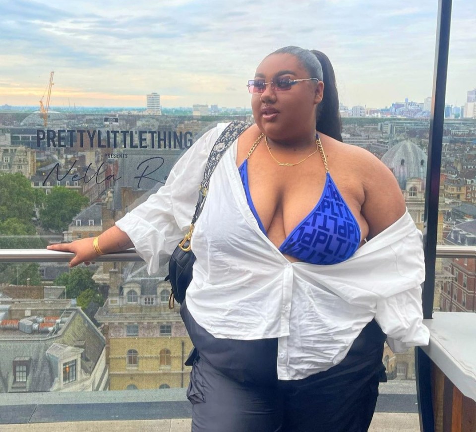 The influencer is proud of her curves and now loves to wear outfits to show them off