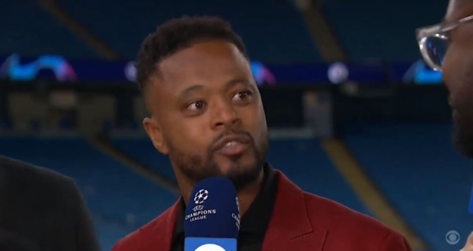 But Evra's 'colourful' cameo did not leave fans impressed