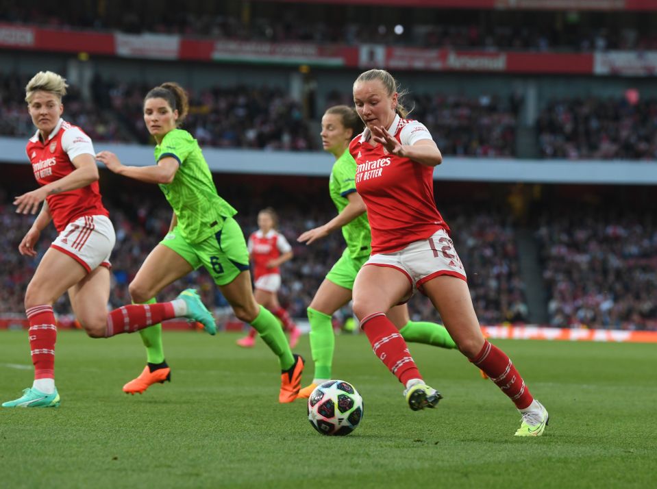 Arsenal's clash with Wolfsburg at the Emirates was among the fixtures that attracted a record crowd this season