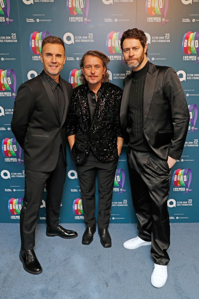 Gary, Mark and Howard make up three of the original five band members