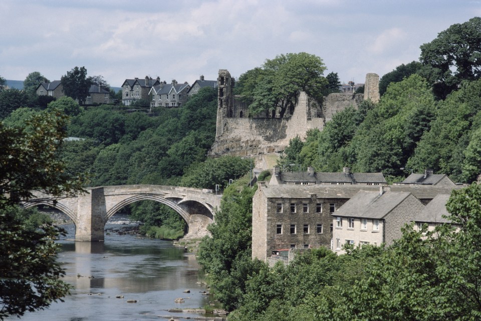 The historic town has a stone bridge which crosses the River Tees