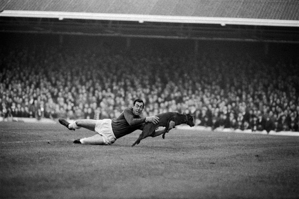 Gordon Banks started out at Leicester and made this flying save in 1965