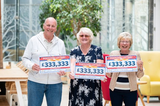 Margaret, her husband Harry and cousin Joyce collectively won £1m