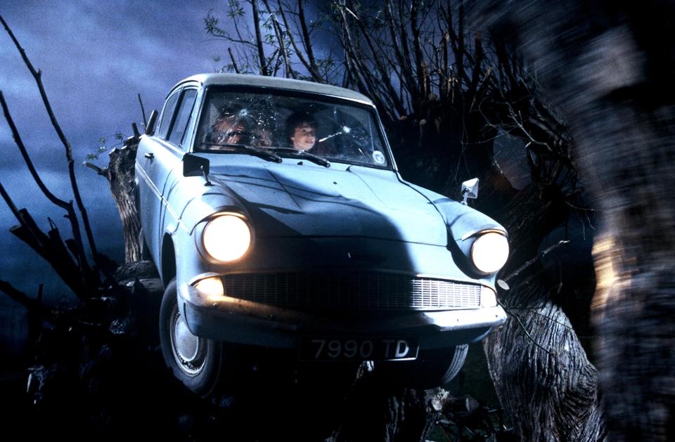 The Anglia was thrust back into the mainstream in Harry Potter and the Chamber of Secrets