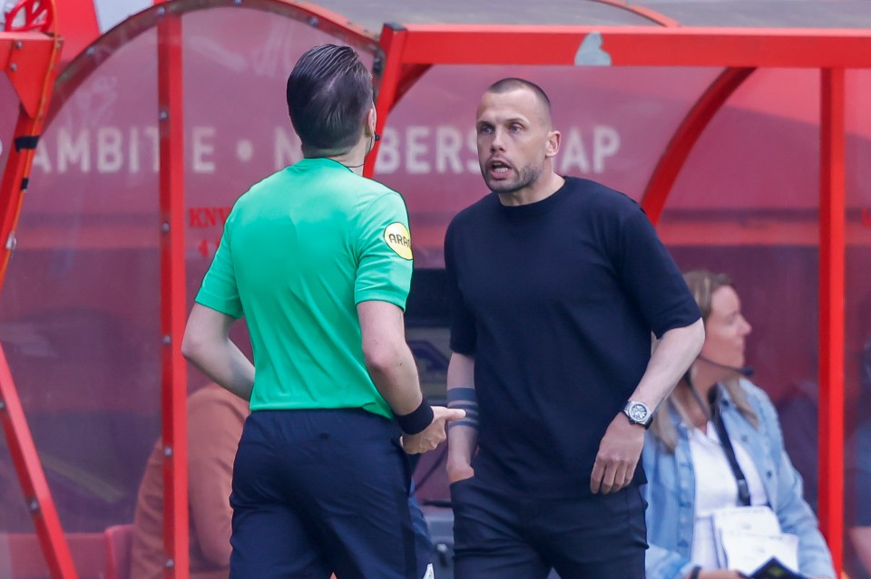 Interim Ajax manager John Heitinga