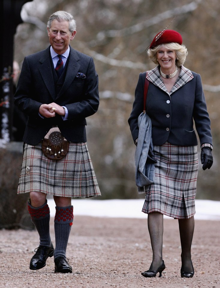 King Charles and Queen Camilla, at the castle when they were in their role as the Duke and Duchess of Rothesay in 2006