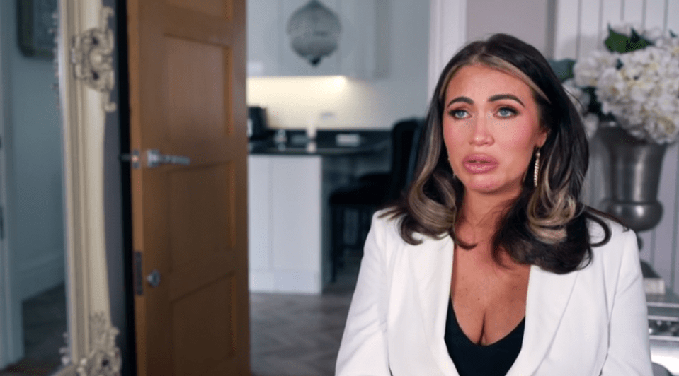 Amy broke down as she reveals how her baby 'nearly died'