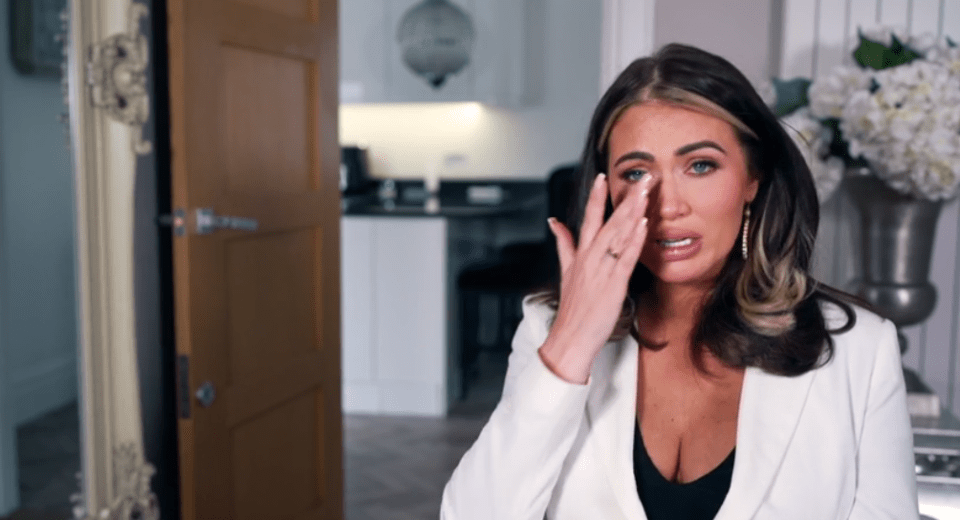 The reality star cries when she talks about her 'traumatic birth'