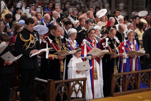 Harry had been attending his father's coronation