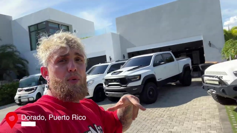 He has space on the driveway for his fleet of cars