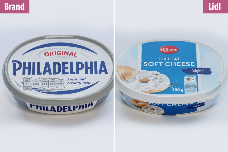 Branded cream cheese was actually cream of the crop