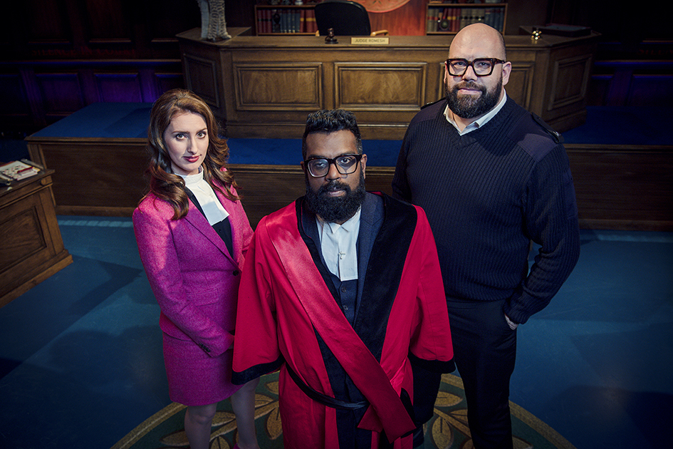 Judge Romesh aired for two series and also starred comedians Jessica Knappett and Tom Davis