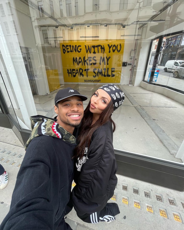 Jesy and Zion out in London earlier this year