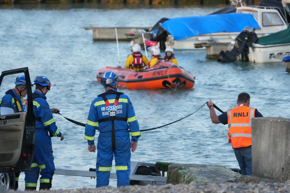 The RNLI launched a lifeboat late yesterday afternoon