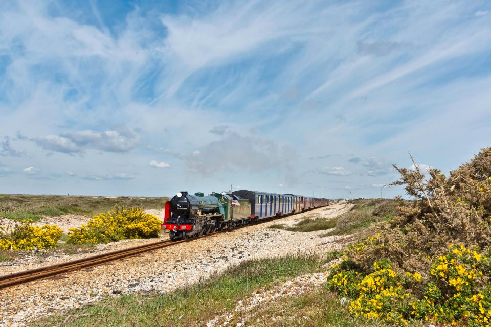 You can easily visit by train to Dungeness