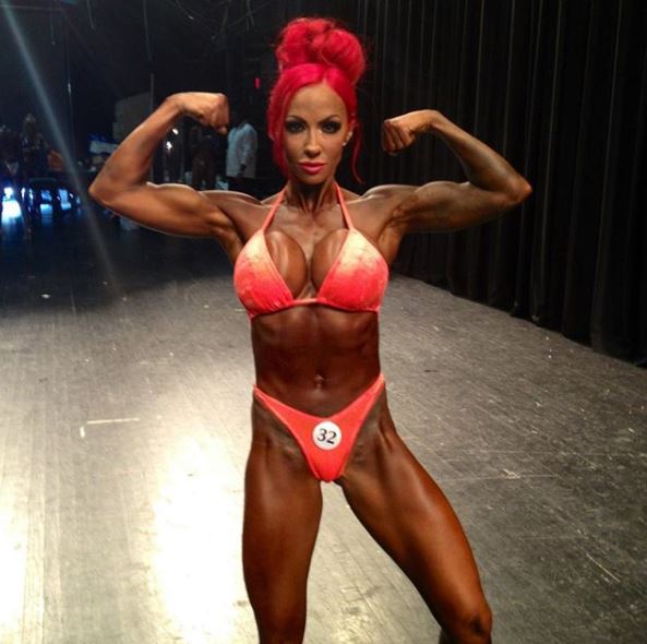 Jodie in her bodybuilding days