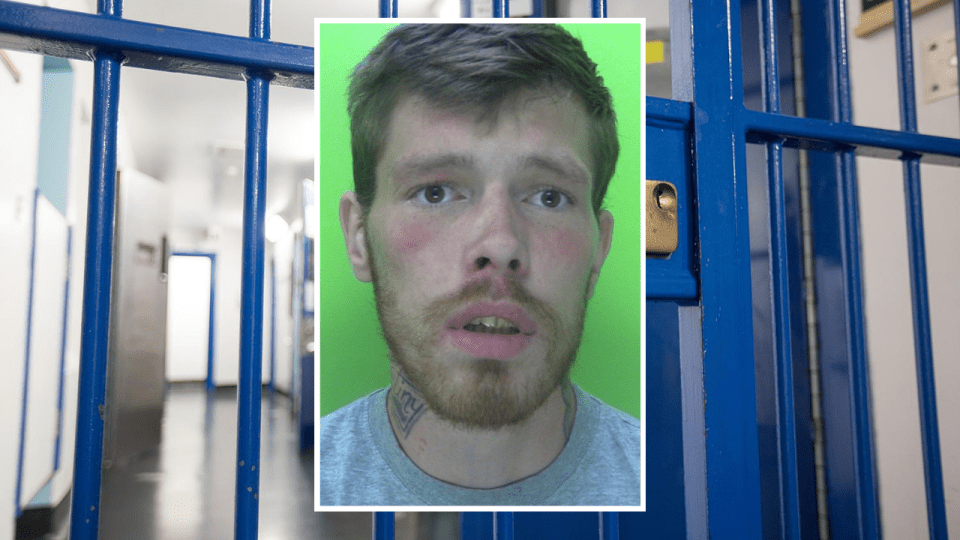 John Shooter, 30, left his victim with a boot imprint on his face after kicking him