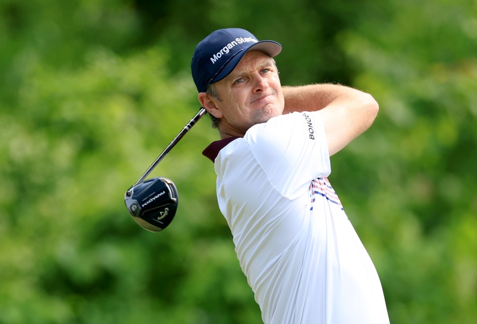 Justin Rose's one over par 71 dropped into a tie for ninth place