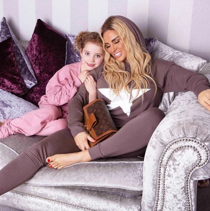 Katie Price has been mum-shamed for letting daughter Bunny sign up to social media sites