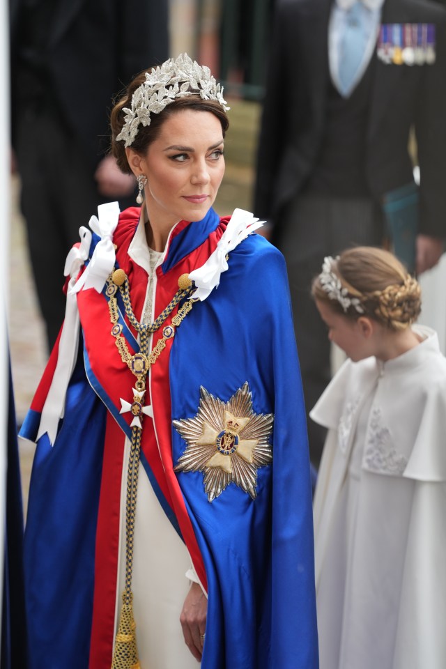 Princess Charlotte wore a replica of Princess Kate's headpiece at King Charles' Coronation