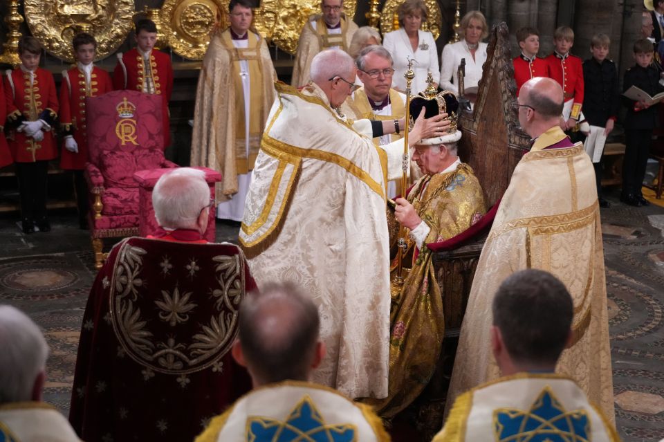 Viewing peaked at 20.4 million at the moment the St Edward's Crown was placed on the head of the King