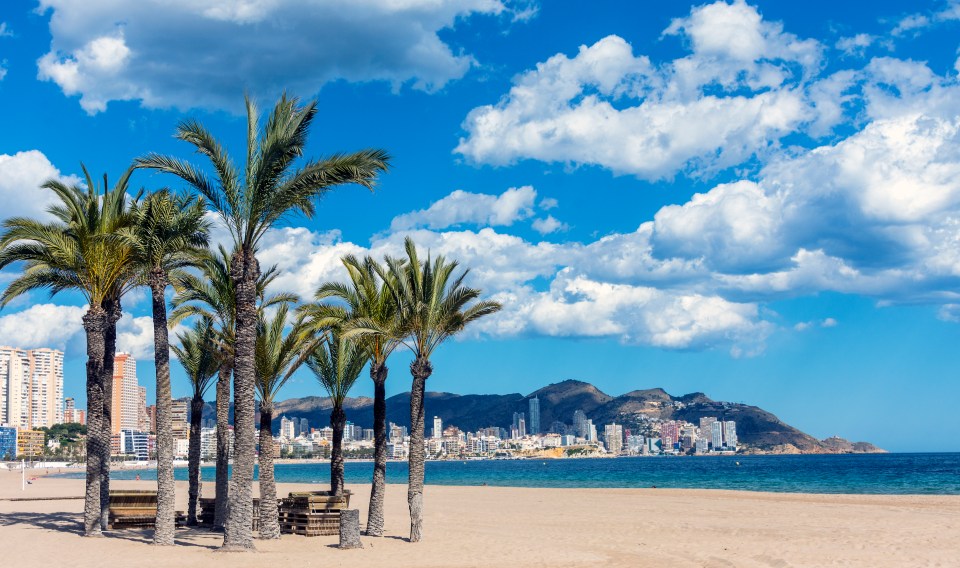 Benidorm was named the most affordable beach break