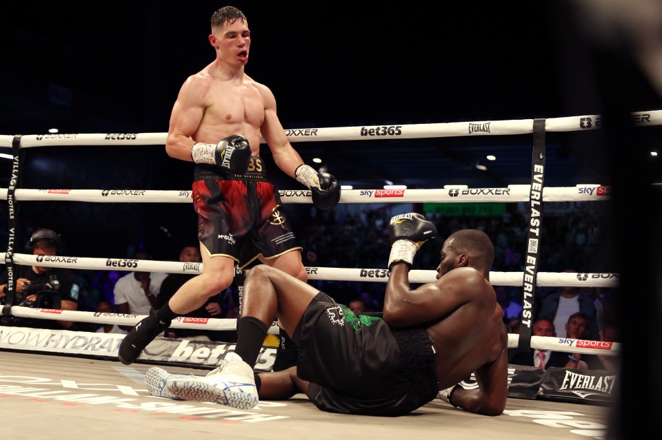 Chris Billam-Smith scored three knockdowns