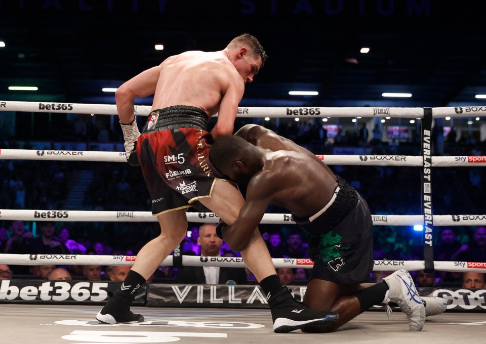 Lawrence Okolie had two points taken off