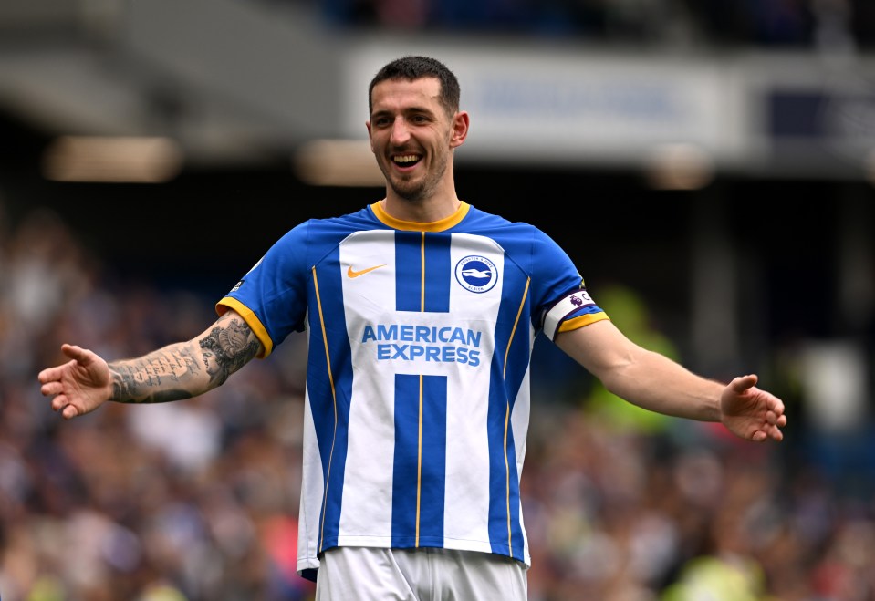 Lewis Dunk is back in the squad after a stunning season for Brighton