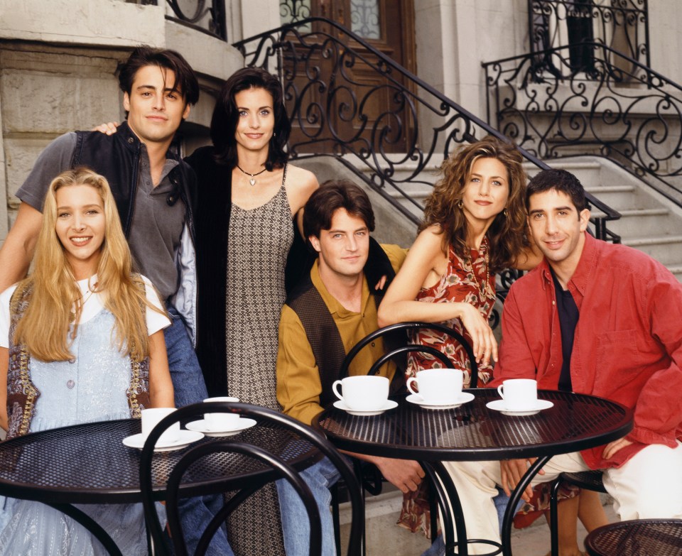 The sitcom Friends has blunders you can only see on TV