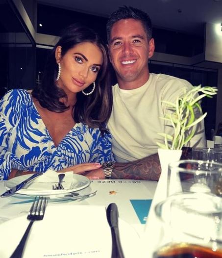 Billy Delbosq  with his famous fiancée Amy Childs