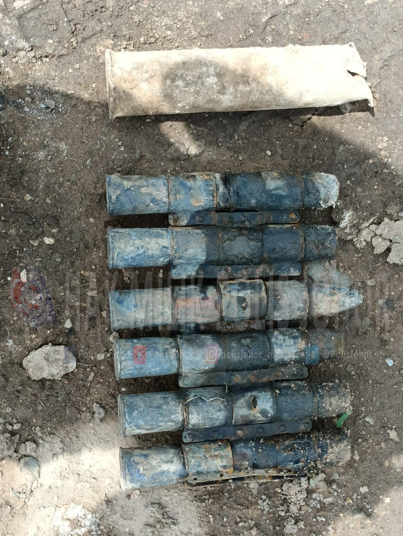 Large amounts of unexploded ammunition were found at the site