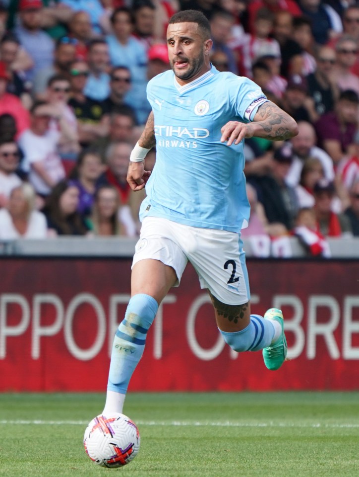 While Kyle Walker remains a speed demon at Manchester City