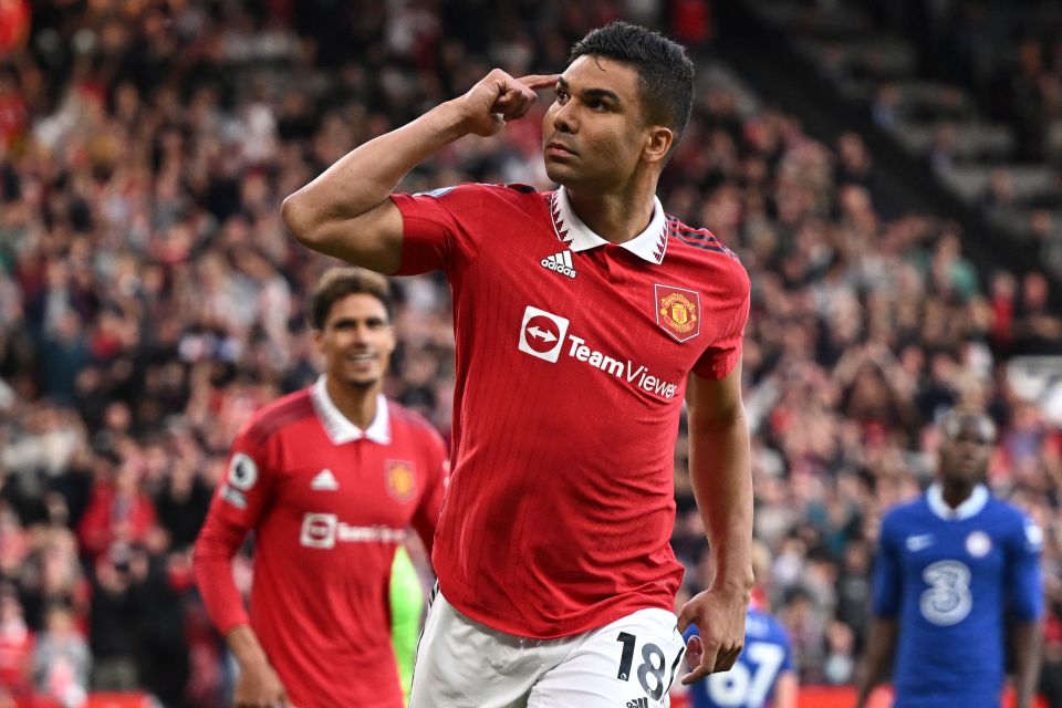 Casemiro had scored United's opener