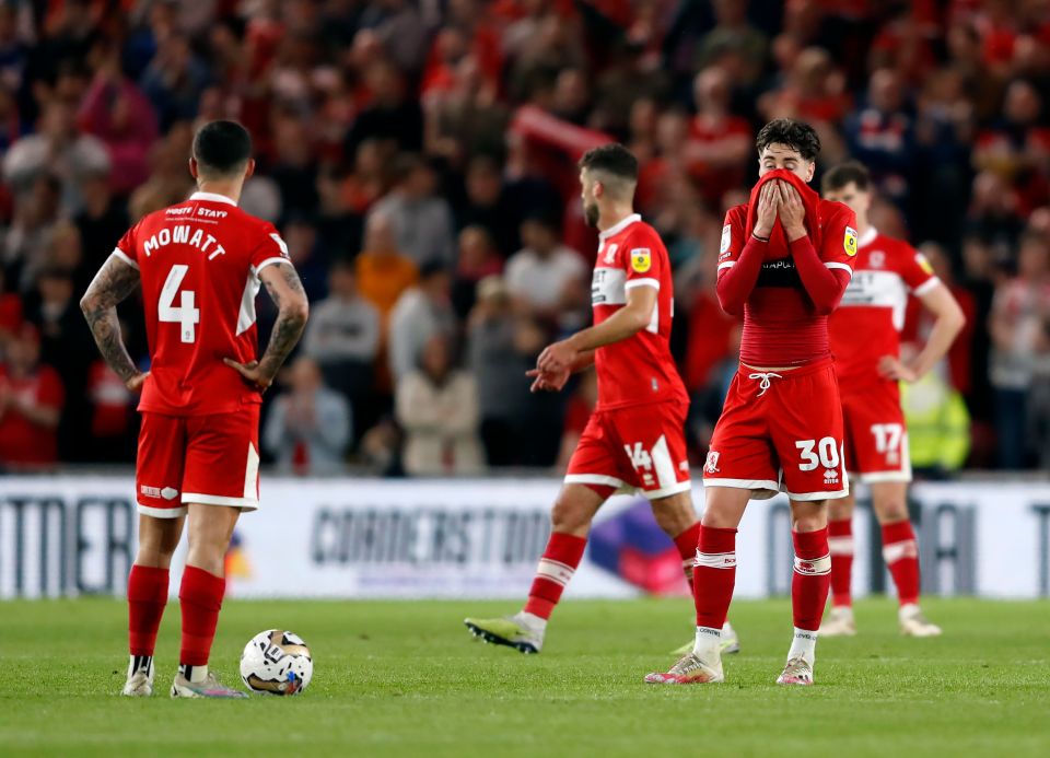 Middlesbrough were unable to score in either leg