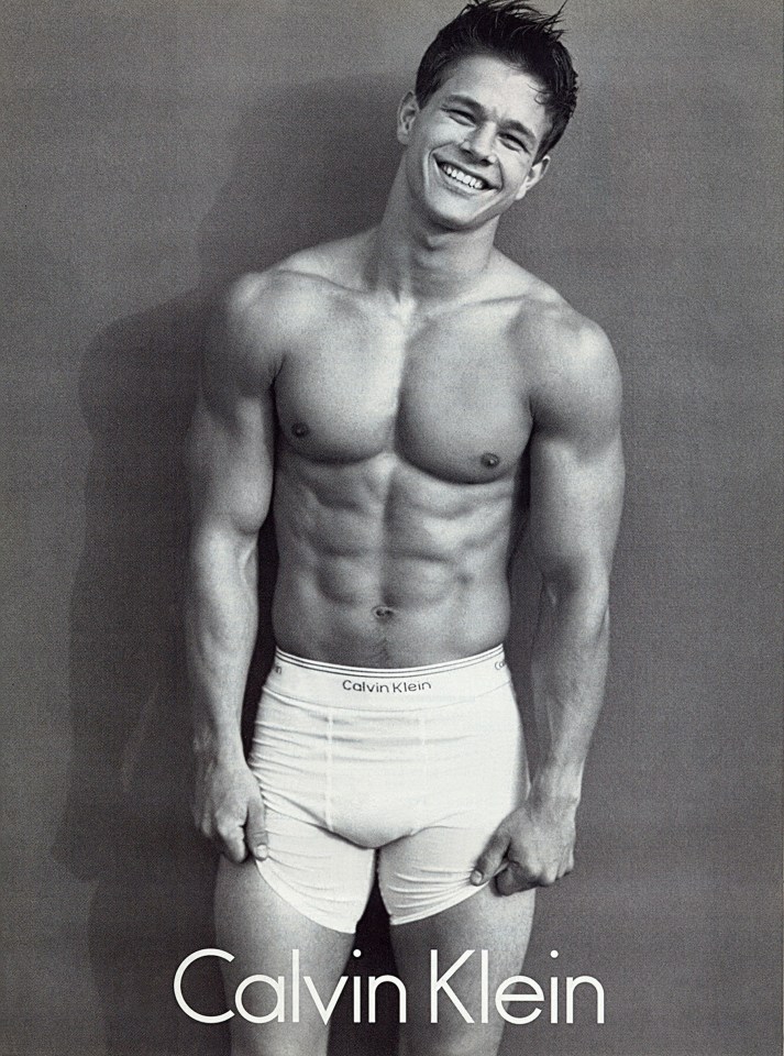 Mark Wahlberg also modelled for Calvin Klein