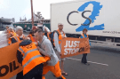 The moment a frustrated motorist drags Just Stop Oil protesters out of the road