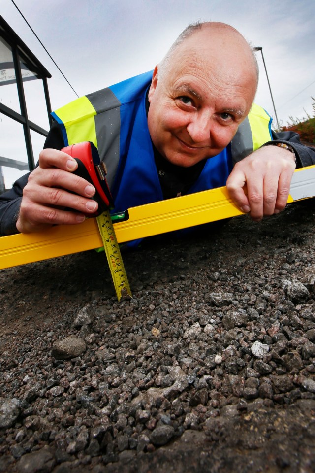 Mark Morrell, known as 'Mr Pothole', claims badly-kept roads cost the UK up to £10billion a year