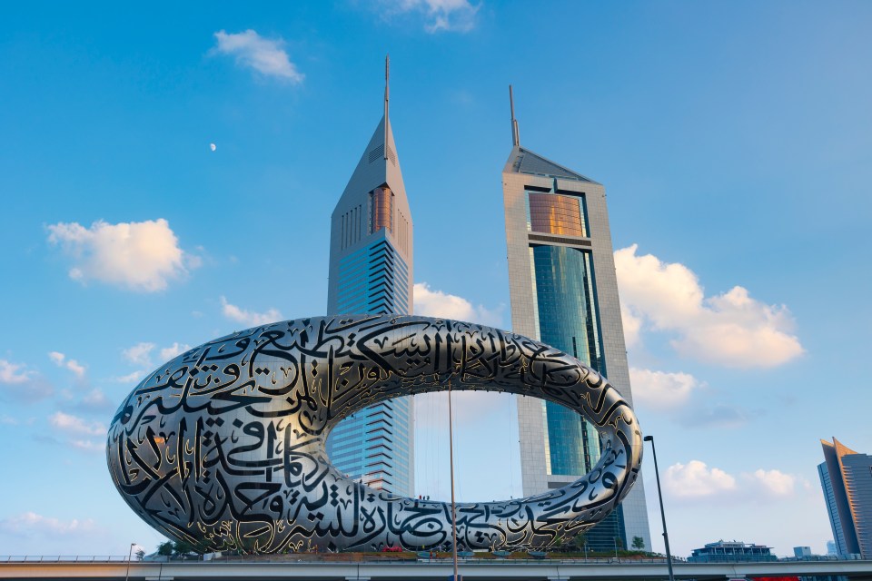 Dubai's Museum O The Future is one of many must-visits during your trip