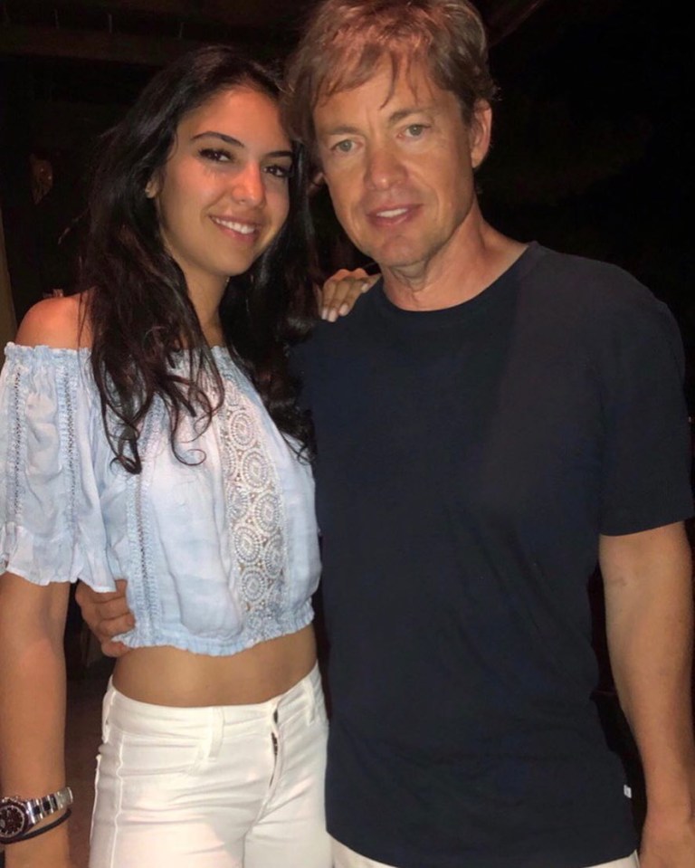 Noor with billionaire ex Nicolas Berggruen, now 61