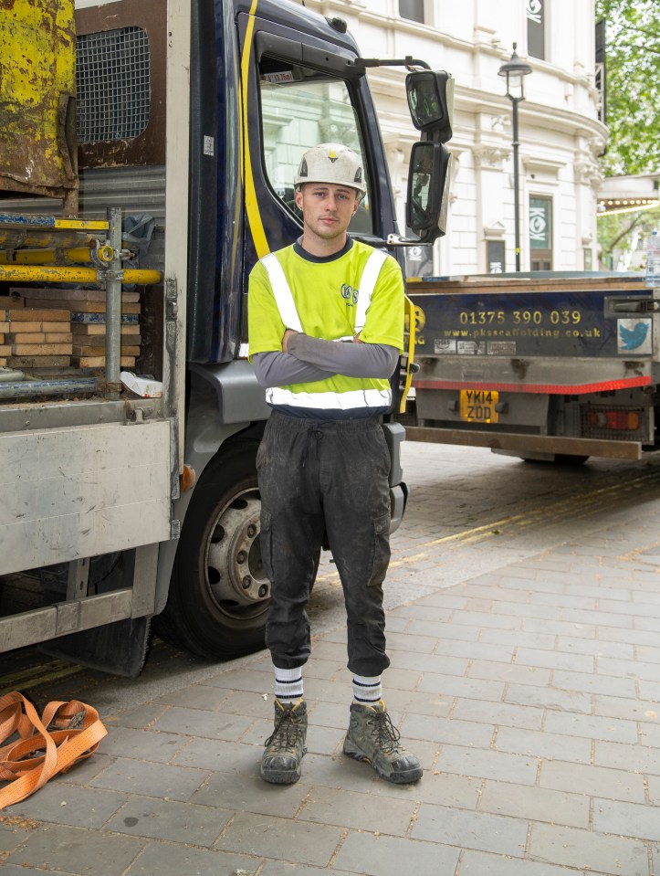 Louis Grieves, 21, jumped out of his van to stop Just Stop Oil yobs blocking traffic