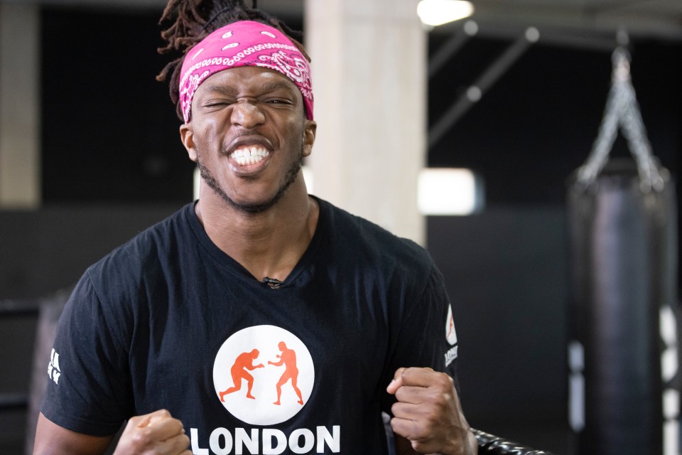 KSI poses ahead of his next fight