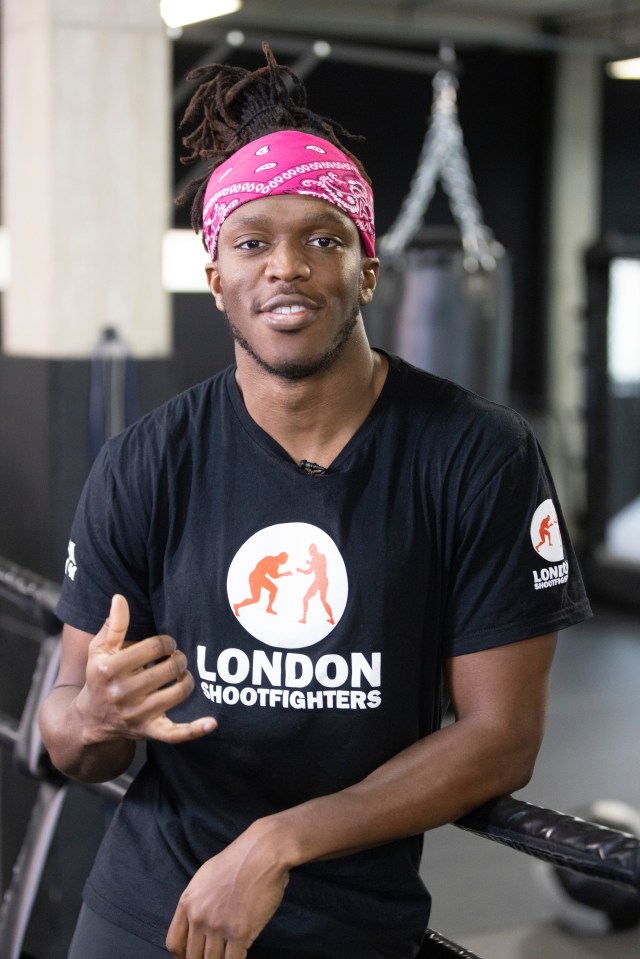 KSI ahead of his next fight with Joe Fournier