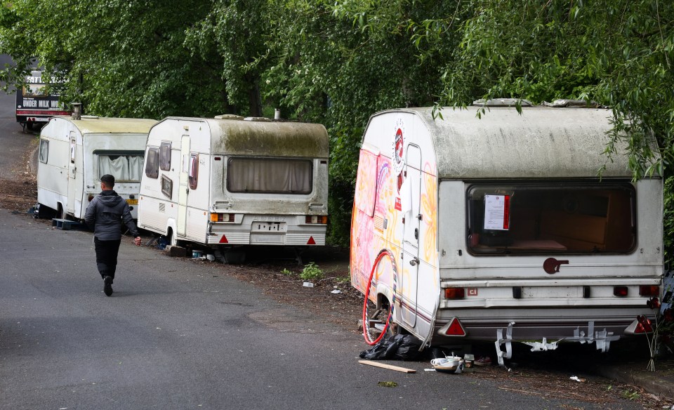 The “van dwellers” of Bristol have been banned from talking to residents