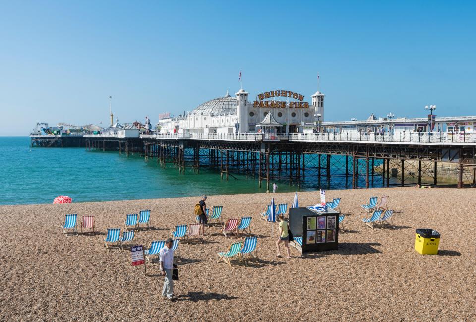 Brighton's shingle beach and glittering sea might seem idyllic - but visitors have been urged to beware one particular threat