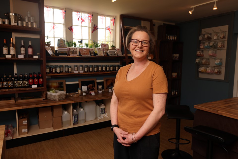 Sarah Coupland, who owns the Old School House Deli and Bakery