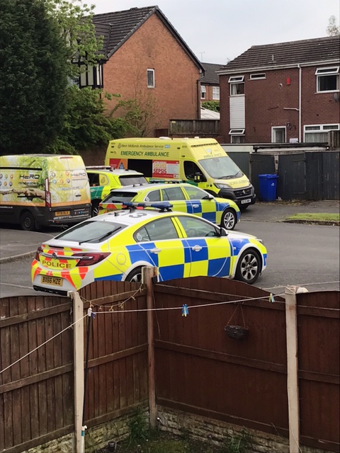 Police were called to an address on Kingsdale Close, Meir, a suburb of Stoke-on-Trent, at 4.55pm yesterday