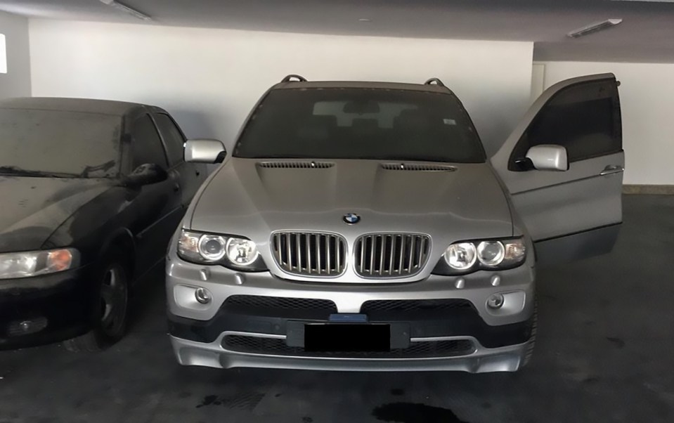 This BMW X5 was one of the cars seized in a police raid on Ronaldinho's home