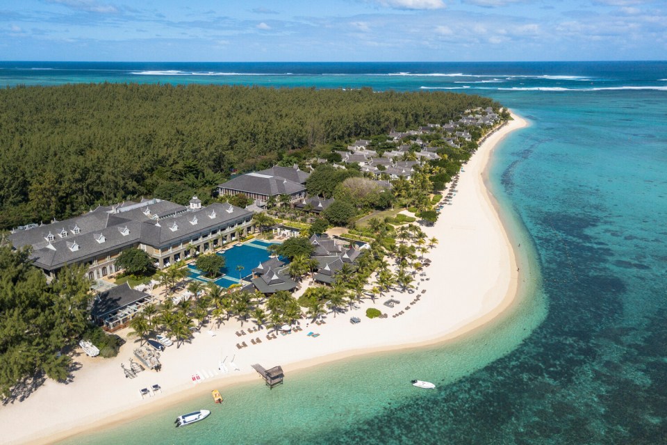 The resort's stunning beachfront